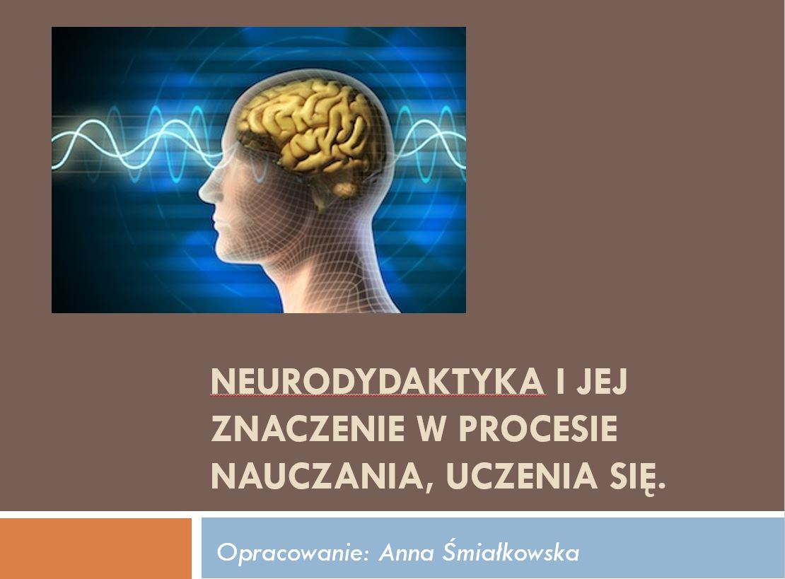 Neurodydaktyka i jej znaczenie w procesie nauczania, uczenia się - Anna Smiałkowska